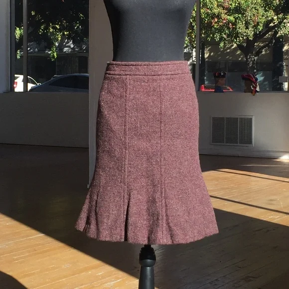 Kors By Michael Kors Burgundy wool skirt - Picture 3 of 9